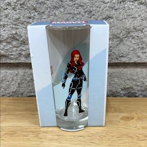 Marvel Black Widow Character Glass